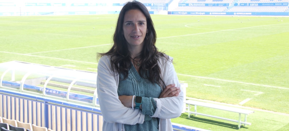 Virginia Garcia, jugadora de futbol. Autor. J.Sánchez