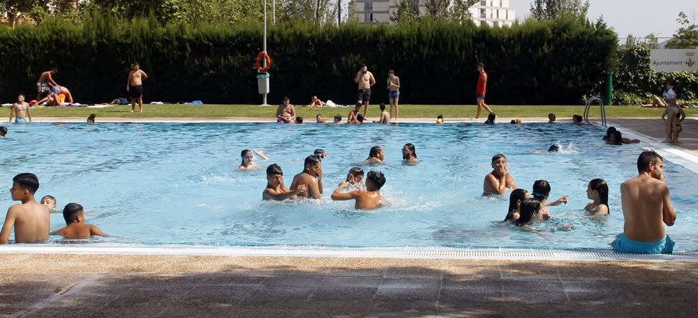 La piscina de Campoamor, el 16 de juny de 2022. Autora: Lucía Marín.