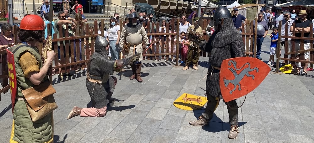 Final de la batalla entre la família Togores i Recasens, de Medievàlia. Autora: J. Ramon