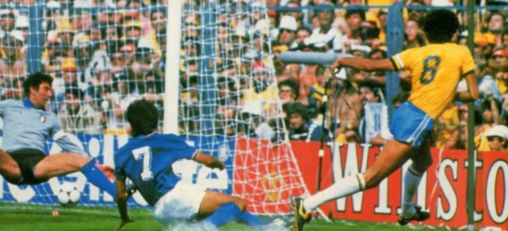 Sócrates en el Brasil Italia de 1982