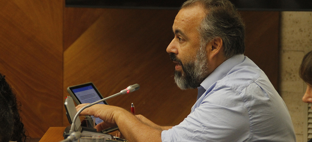 El regidor republicà Raül Garcia Barroso. Autora: Lucía Marín. 