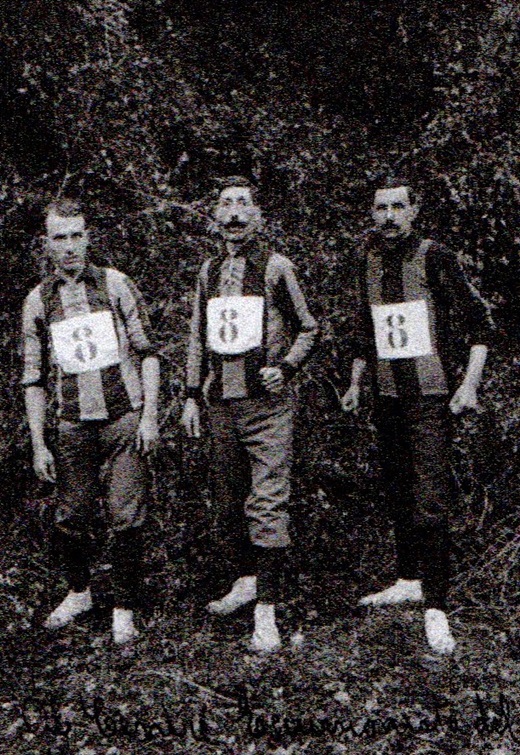 Equip del Brot Sabadellenc a la Cursa de Muntanya Copa Sant Llorenç (1914). Martí/AHS.