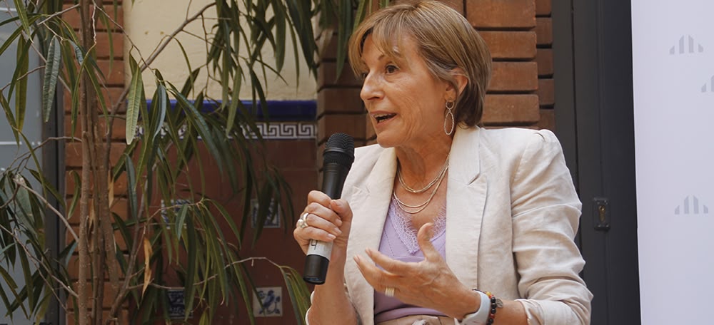 Carme Forcadell, exregidora a l'Ajuntament i expresidenta de Parlament de Catalunya i de l'ANC. Autora: Lucia Marin