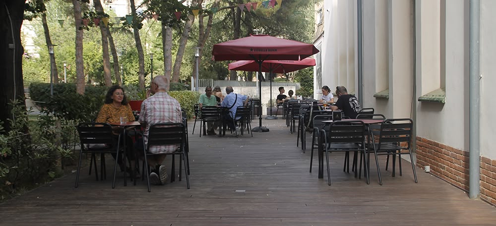 El cafè dels Jardinets, aquest dimecres. Autora: Lucia Marin