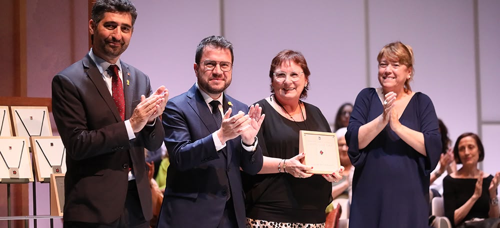 Creu de Sant Jordi Joventut de la Faràndula. Autor: Cedida.