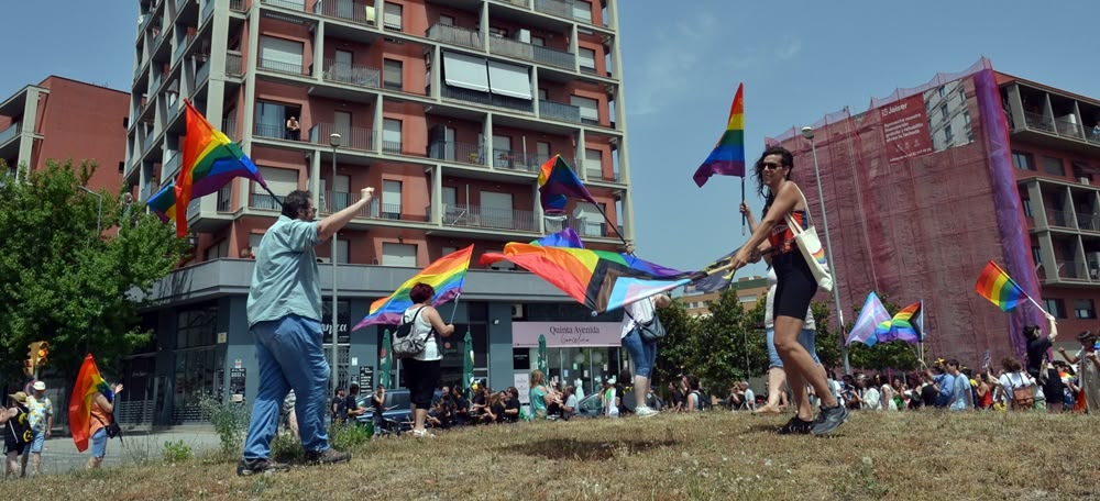 Manifestació pel Dia de l'Orgull LGTBI, el 3 de juliol de 2022. Autor: J.d.A.