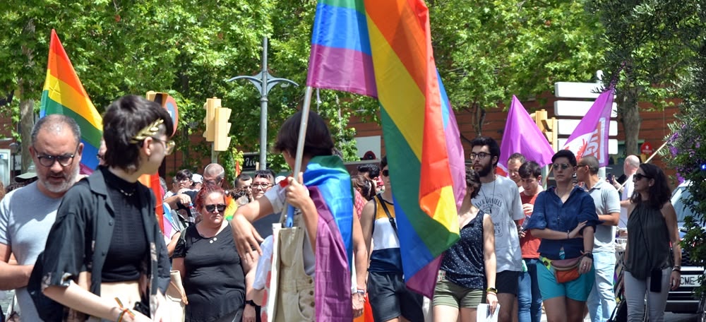 Manifestació pel Dia de l'Orgull LGTBI, el 3 de juliol de 2022. Autor: J.d.A.