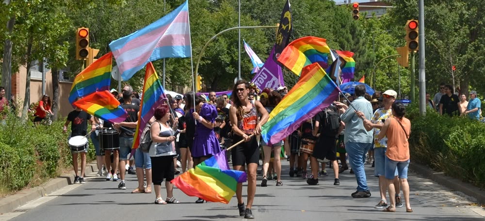 Manifestació pel Dia de l'Orgull LGTBI, el 3 de juliol de 2022. Autor: J.d.A.