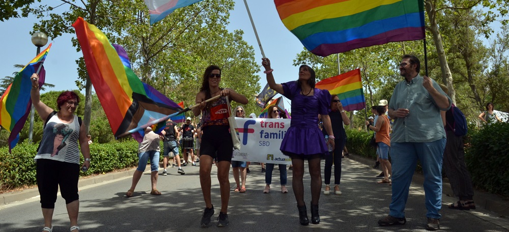 Manifestació pel Dia de l'Orgull LGTBI, el 3 de juliol de 2022. Autor: J.d.A.