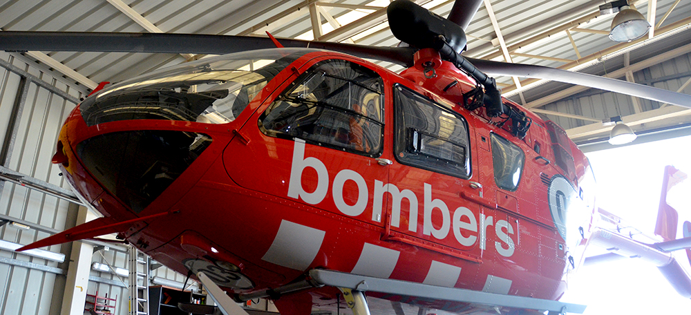 Helicopter de Bombers. Autor: David B.