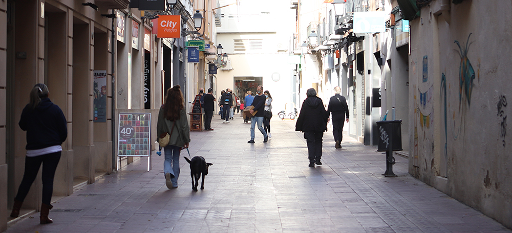 El carrer de Sant Antoni, al Centre. Autora: Alba Garcia.