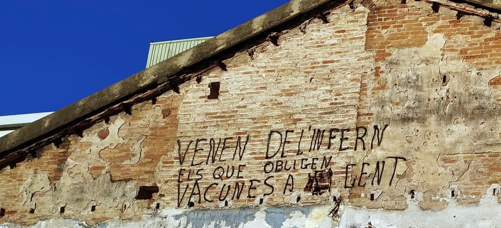 Venen de l'infern els que obligen (sic) vacunes a la gent