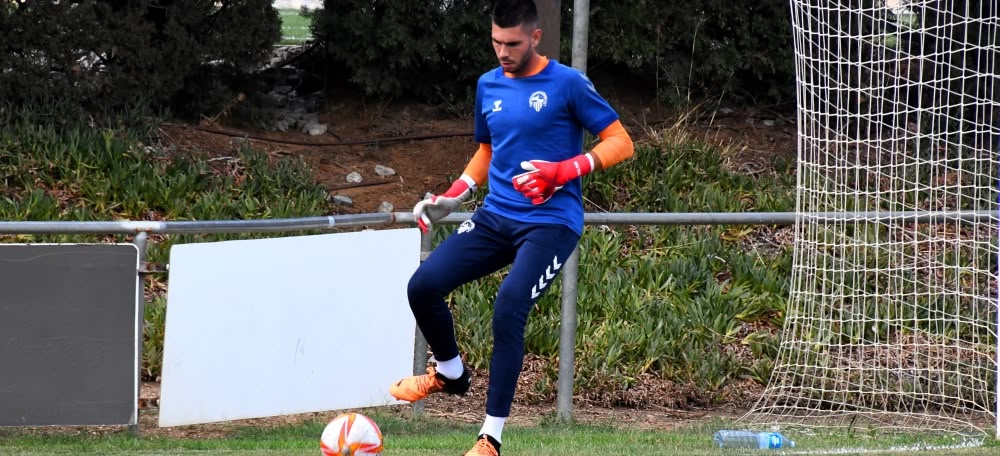 Sergi Puig en acció durant un entrenament. Autor: C.Díaz