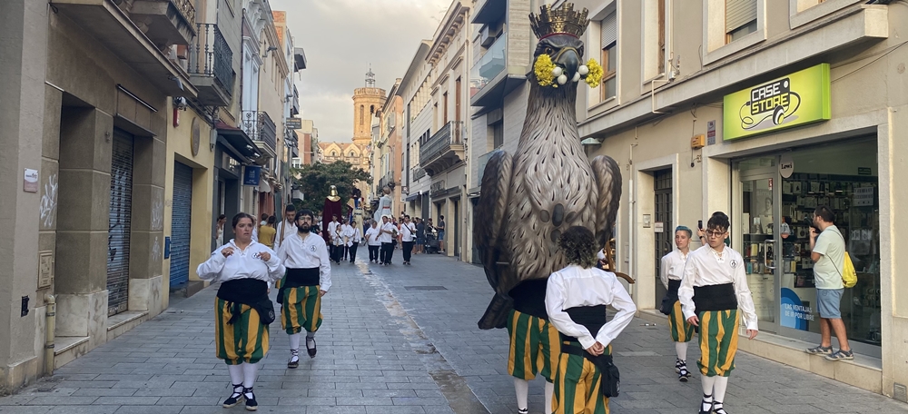 L'àguila de Sabadell al Seguici Festiu de Festa Major. Autora: J. Ramon