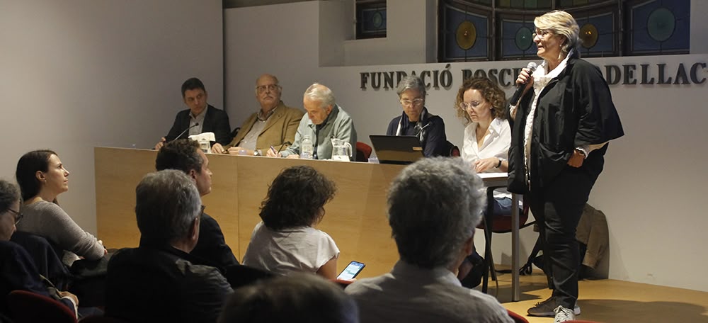 Presentació de les conclusions de 'Debats de Ciutat', aquest dimarts a la Fundació Bosch i Cardellach. Autora: Lucia Marin.