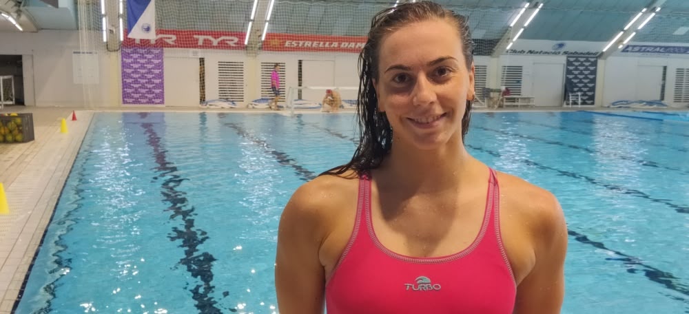 Bea Ortiz, waterpolista del CN Sabadell. Autor: J.Sánchez