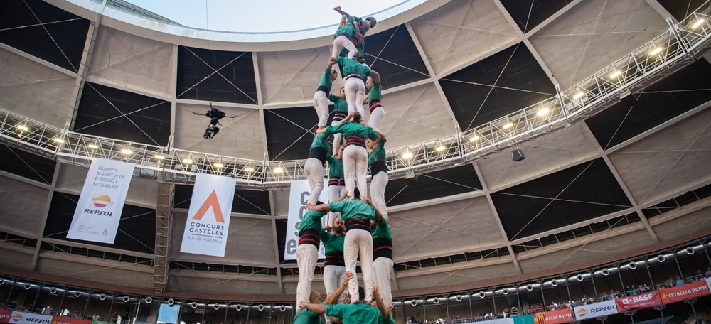 El 4d8 dels Saballuts al Concurs de Castells. Autor: Roger Benet - Ràdio Sabadell