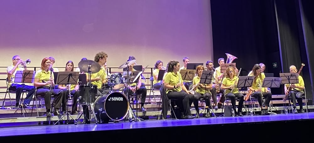 La Banda de Música de Sabadell, a la Gala Solidària d'aquest dissabte. Autora: J. Ramon.