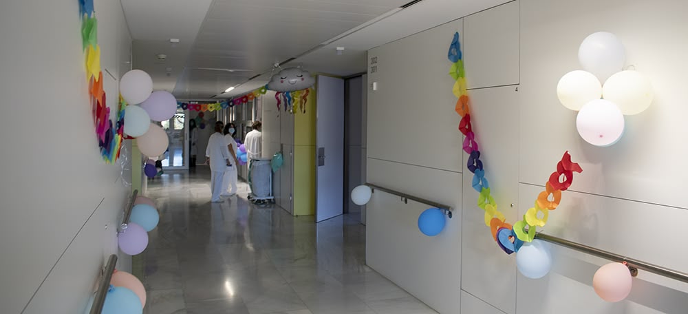 La Unitat d'Hospitalització Psiquiatria Infantil i Juvenil de l'hospital Parc Taulí. Aquest divendres. Autor: Izan Vizuete.