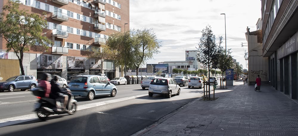 Foto portada: la Gran Via, aquest 7 de novembre de 2022. Autor: Izan Vizuete.