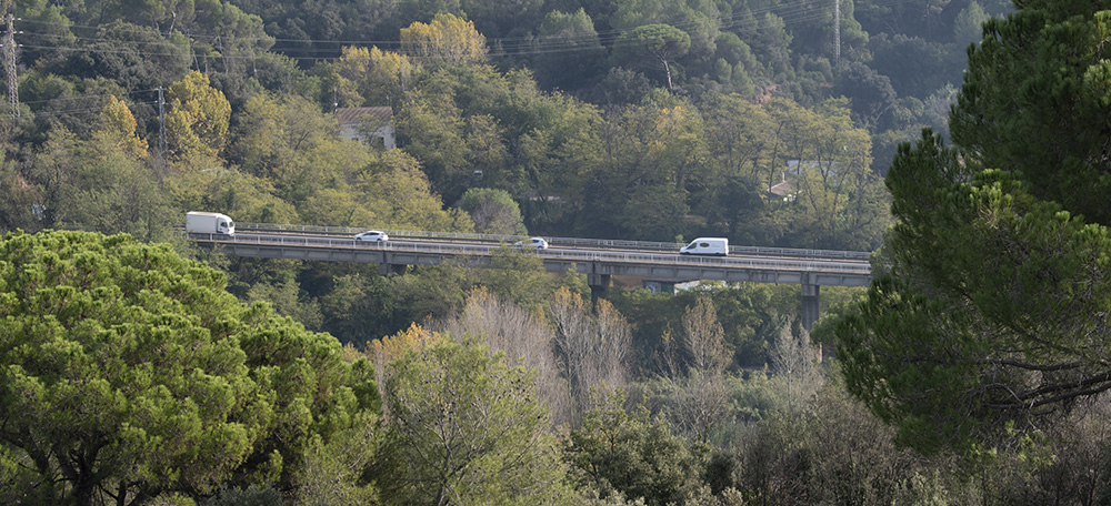 Foto portada: el pont de la carretera de Castellar, el 8 de novembre de 2022. Autor: Izan Vizuete.