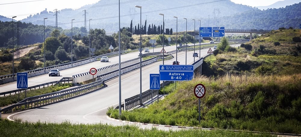 Foto portada: la B-40, al seu pas per Terrassa.