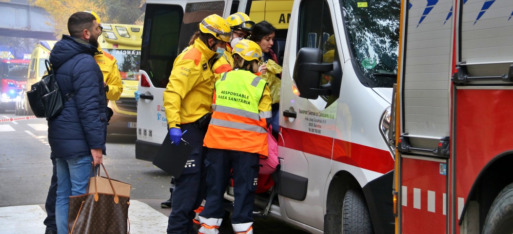 Foto portada: ferits a l'ambulància. Autor: ACN.