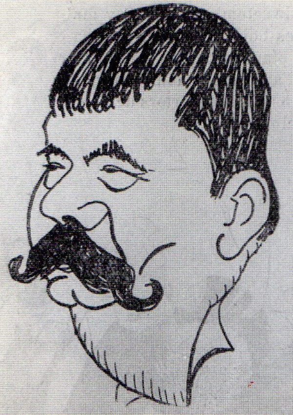 Caricatura de Manuel Folguera i Duran.