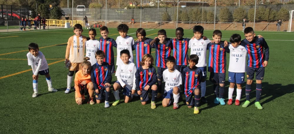 Barça i Olalic de Japó al torneig benjamí del Can Rull Rómulo Tronchoni. Autor: J.Sánchez