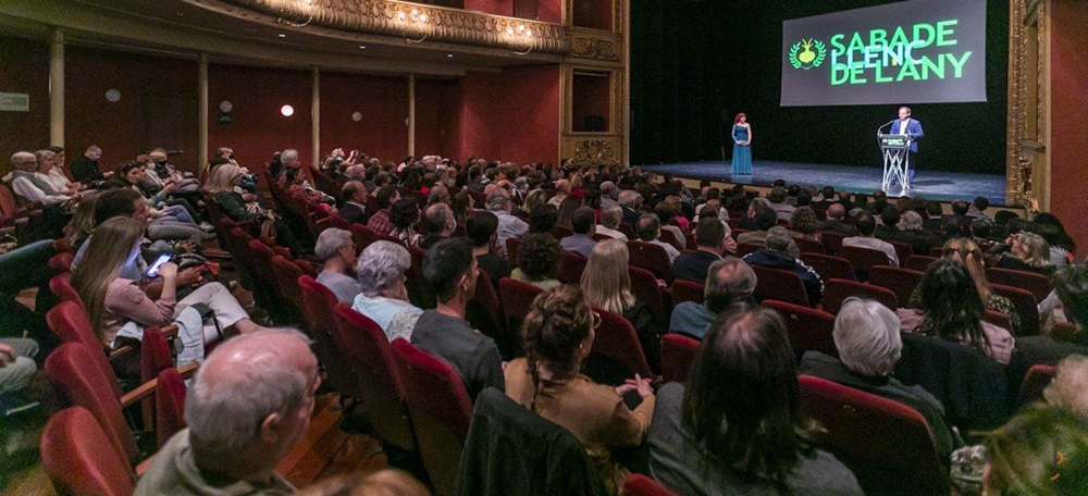 Foto portada: un moment de l'acte d'entrega del Premi Sabadellenc de l'Any 2021, el passat mes de maig. Autor: J.Peláez.