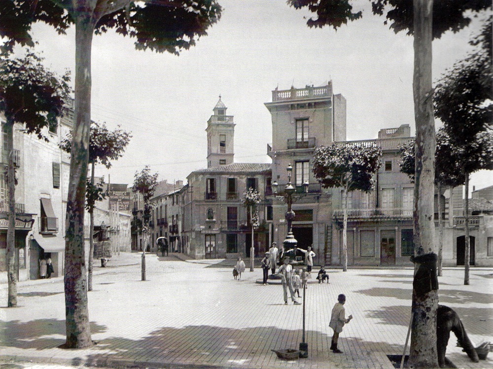 Plaça de l'Angel (1915. aprox,) Col. Roisin7OEFC