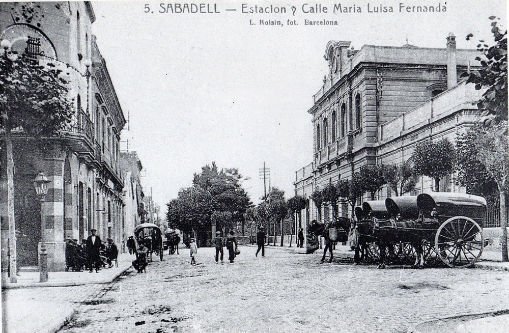 L'Estació i Hotel Suís. (.década 1920)