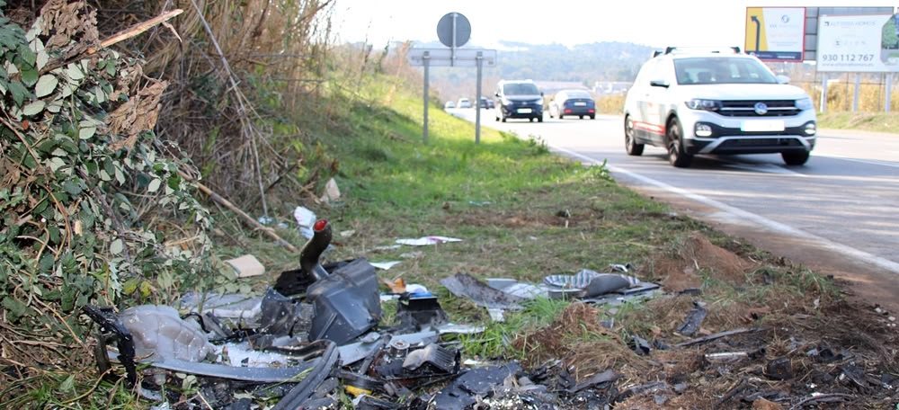 Foto portada: lateral de la carretera, on es va produir l'accident mortal. Autor: ACN.