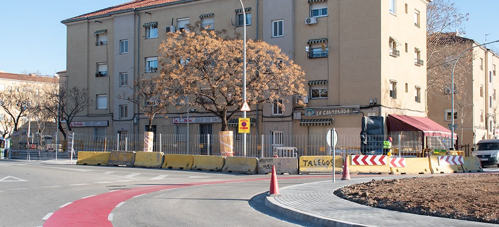 Obres al carrer Goya, a Campoamor. Autor: Izan Vizuete.