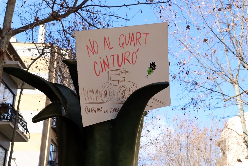 Manifestació contra el Quart Cinturó, el 26 de febrer de 2023. Autor: ACN.