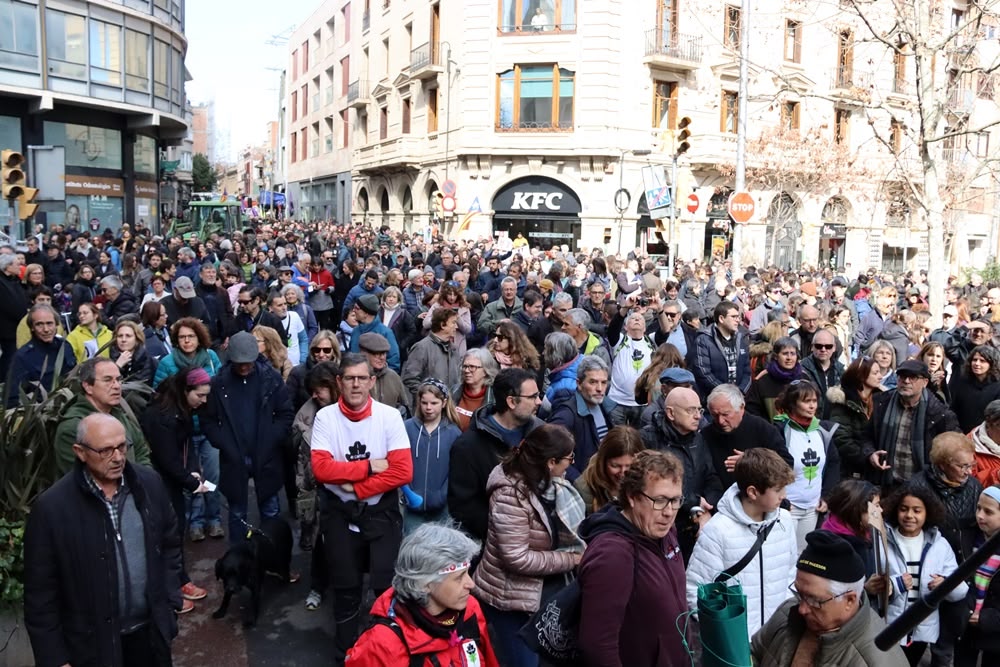 Manifestació contra el Quart Cinturó, el 26 de febrer de 2023. Autor: ACN.