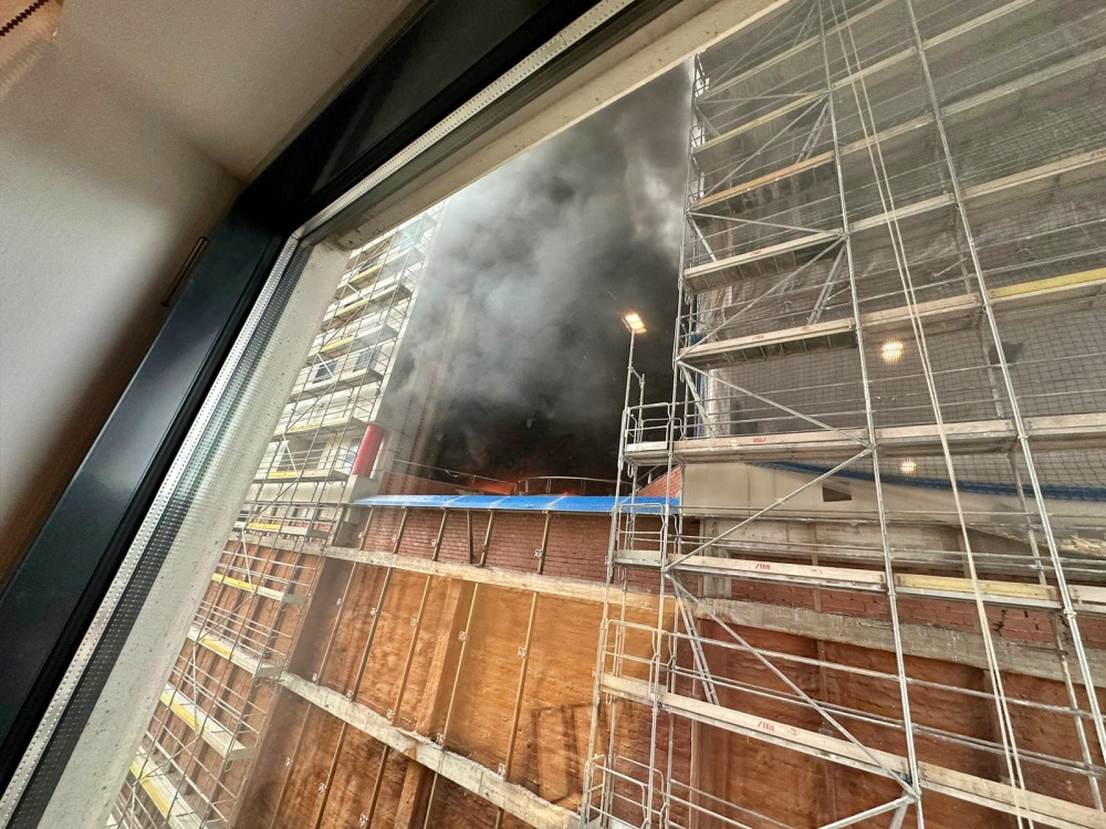 L'incendi des d'un edifici adjacent. Autor: cedida. 