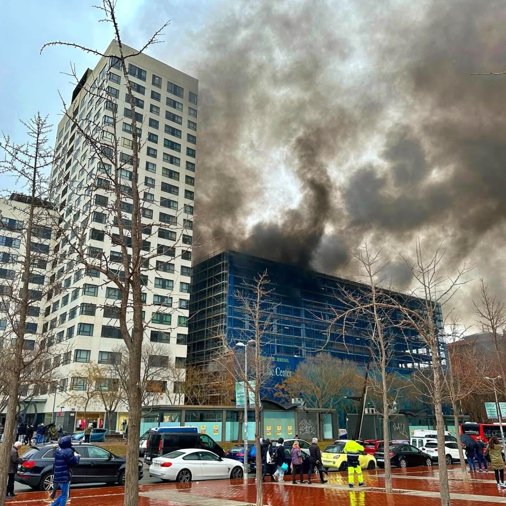 L'incendi des de Francesc Macià. Autor: cedida. 