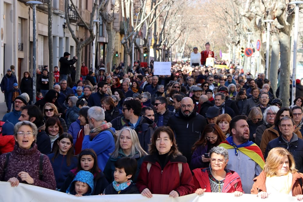 Manifestació contra el Quart Cinturó, el 26 de febrer de 2023. Autor: ACN.