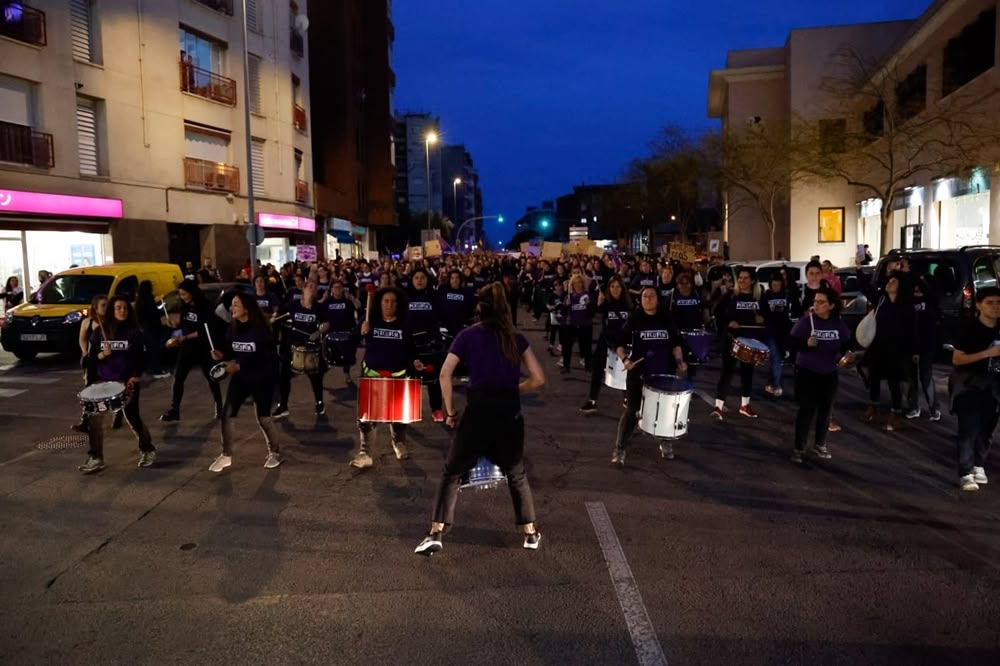 Imatges de la manifestació del 8-M del 2023. Autor: David Jiménez.