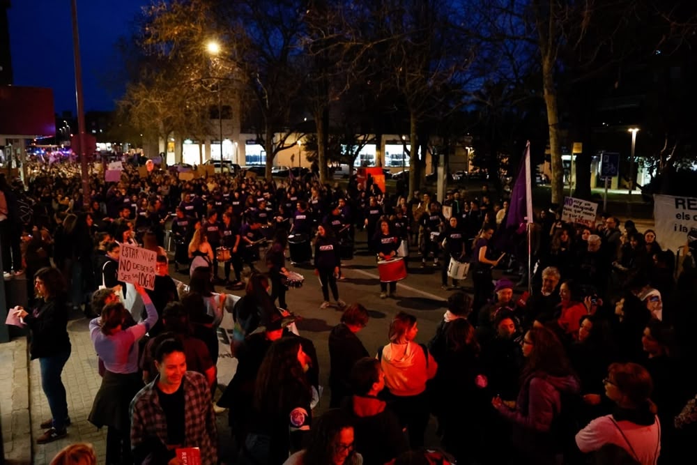 Imatges de la manifestació del 8-M del 2023. Autor: David Jiménez.