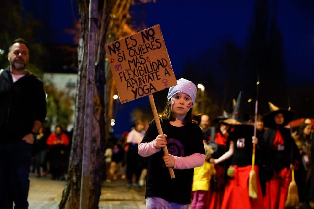 Imatges de la manifestació del 8-M del 2023. Autor: David Jiménez.