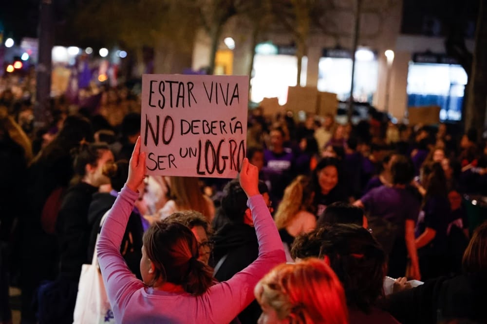 Imatges de la manifestació del 8-M del 2023. Autor: David Jiménez.