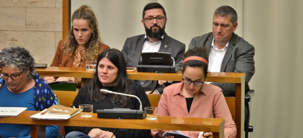 Foto portada: els regidors Laura Casado, Ramón García i José Luis Fernández, de nou portaveu municipal de Cs. Autor: J.d.A.