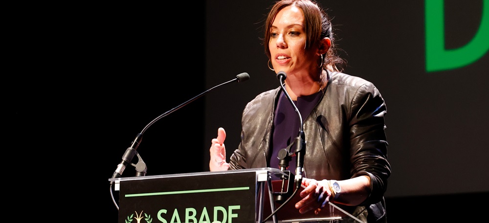 Foto portada: l'alcaldessa de Sabadell, Marta Farrés, el passat dimecres. Autor: David Jiménez.