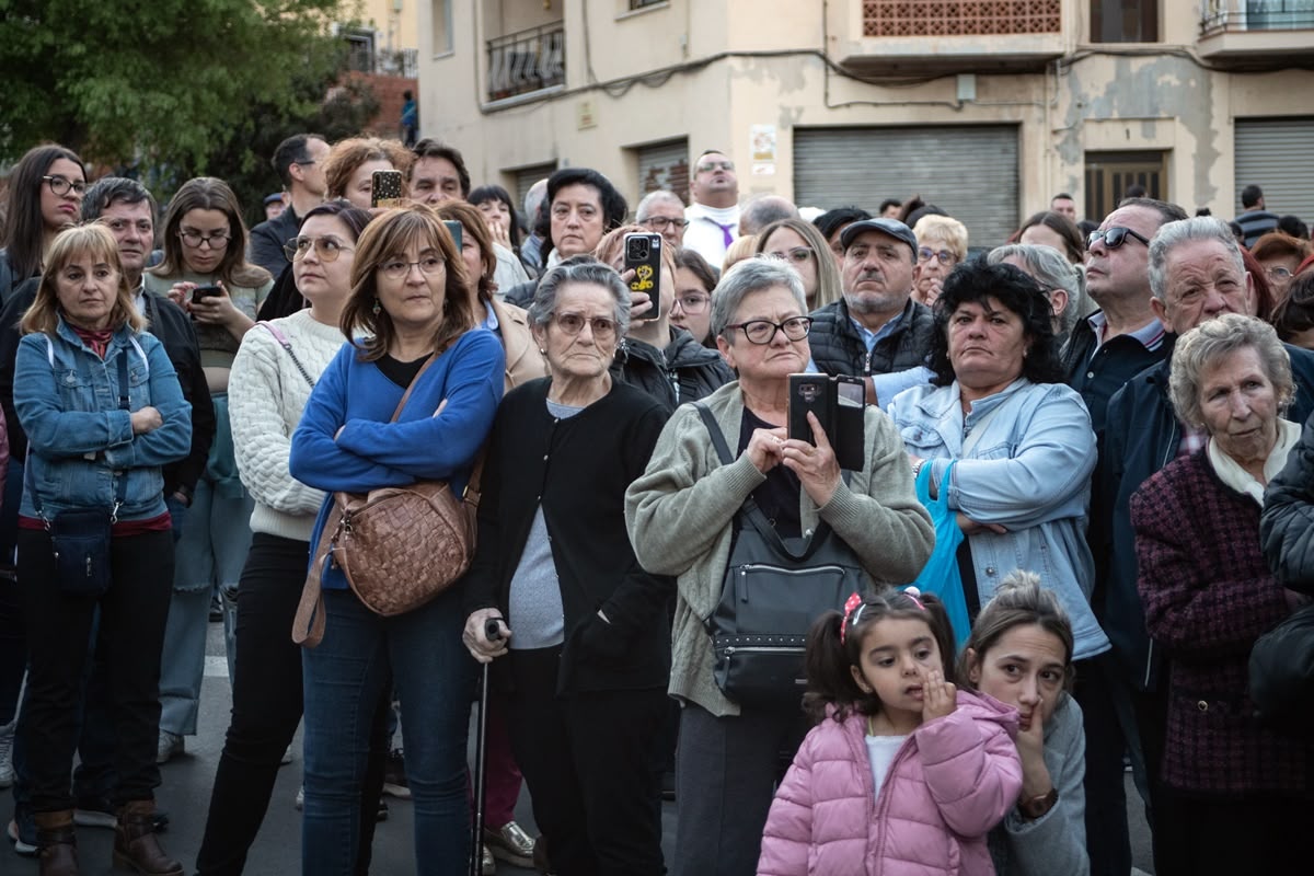 Un moment de la processó de Divendres Sant 2023. Autora: Alba Garcia.