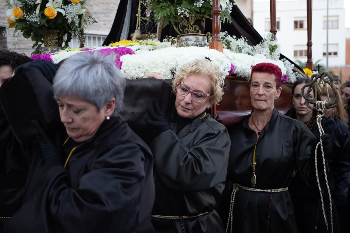 Un moment de la processó de Divendres Sant 2023. Autora: Alba Garcia.