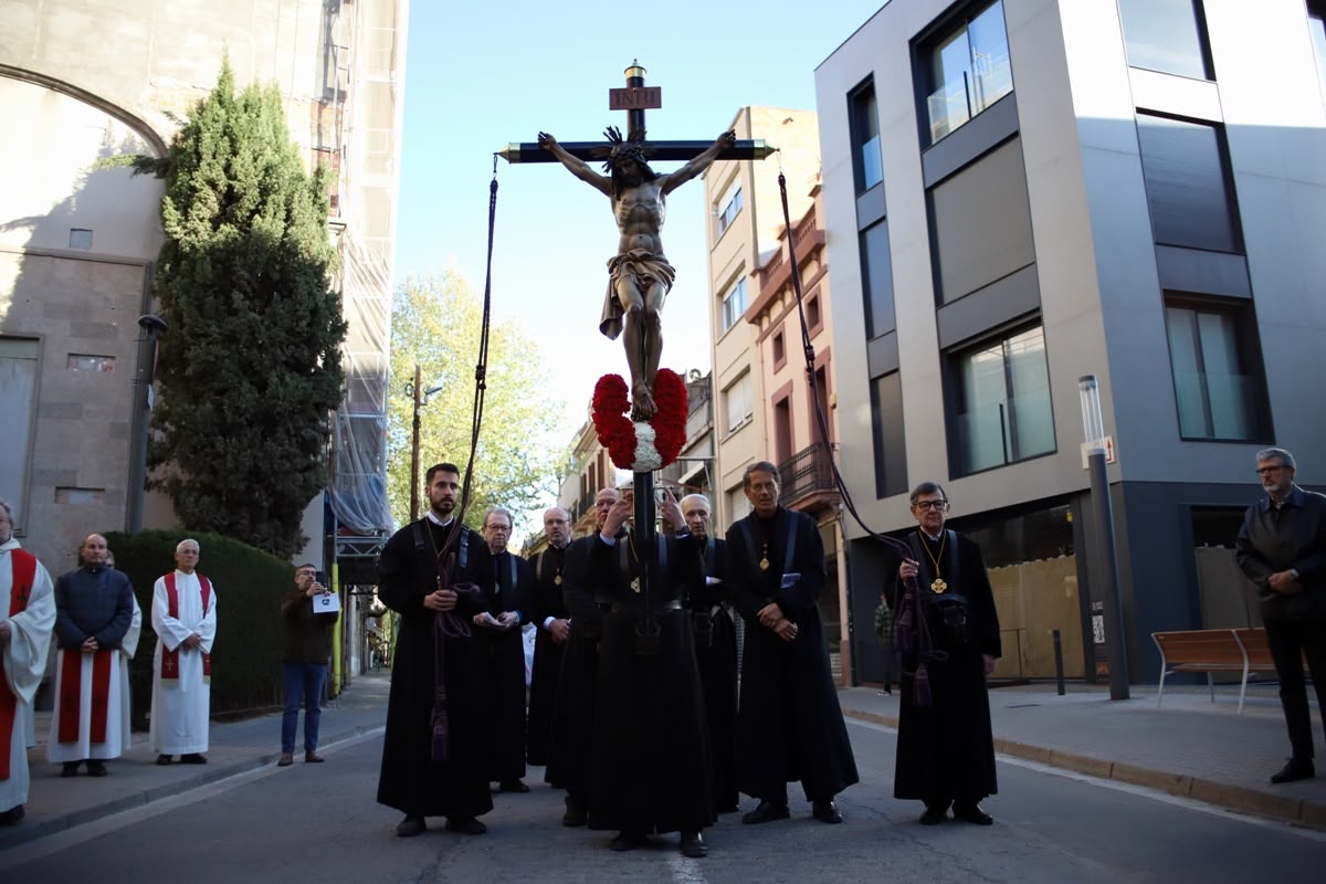 Un moment del Via Crucis 2023. Autora: Alba Garcia.