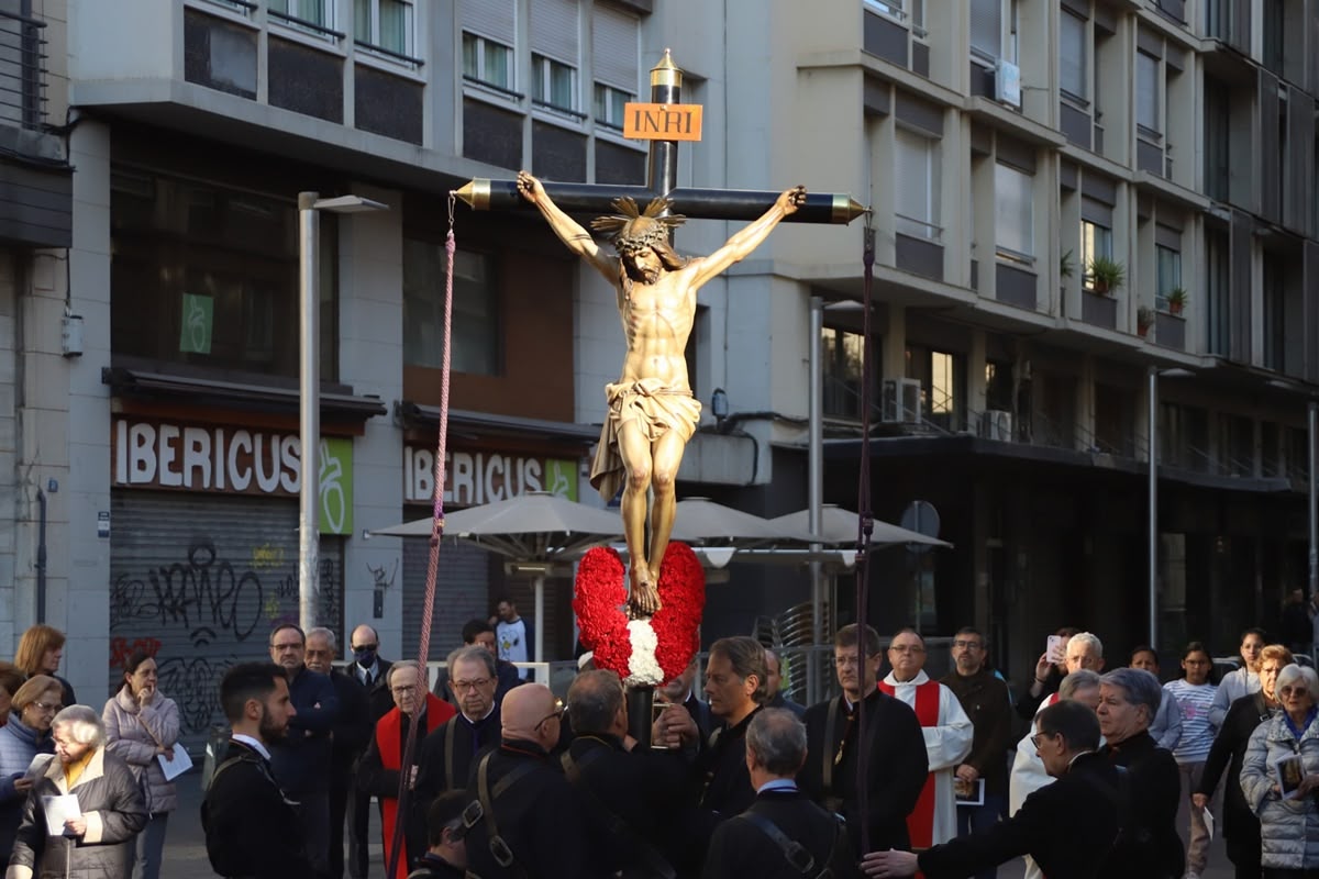 Un moment del Via Crucis 2023. Autora: Alba Garcia.