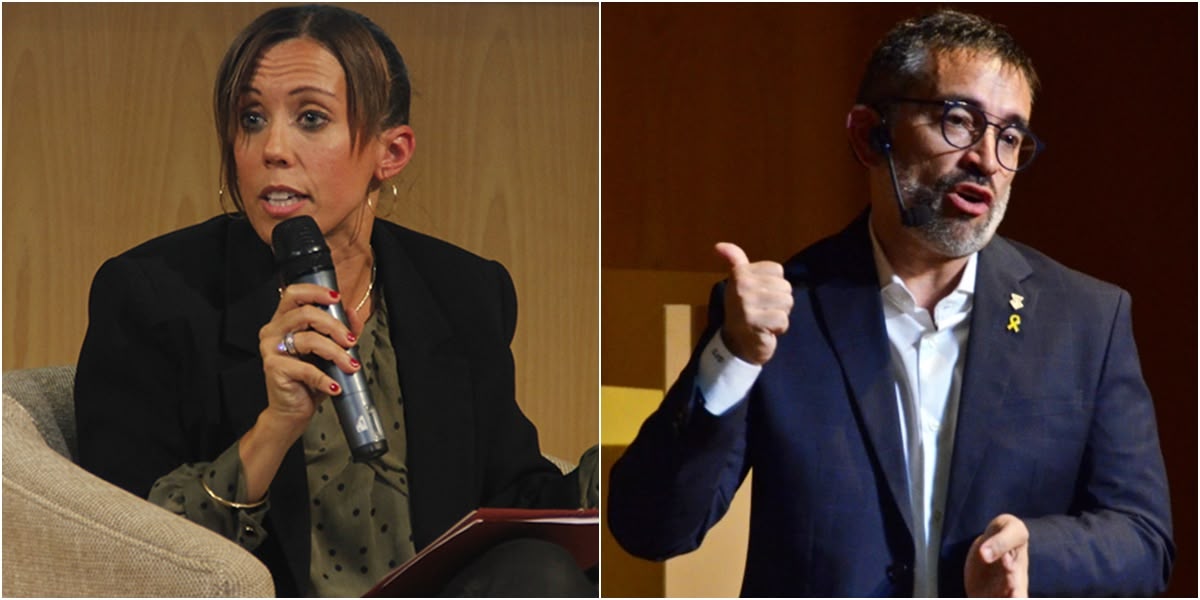 Foto portada: a l'esquerrra, Marta Farrés (PSC); a la dreta, Gabriel Fernàndez (ERC).